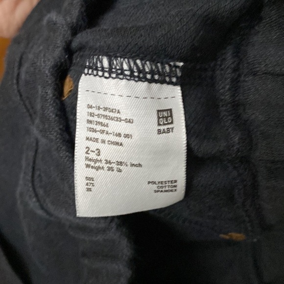 Uniqlo Blank Leggings Jeggings 2-3Y - Picture 5 of 5